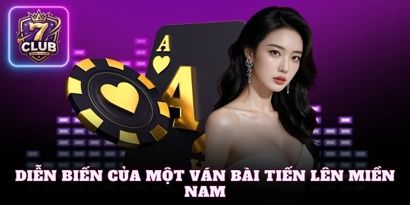 Diễn biến của một ván bài tiến lên miền Nam